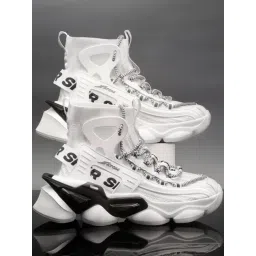 Atom Men's Gansta1 White Running Shoes