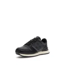 Guess Men Black Printed Lace-up Sporty Sneakers