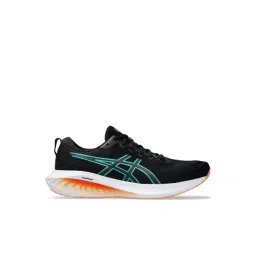 Asics Men's Black & Wave Teal Running Shoes