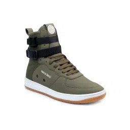 Bacca Bucci Men's HUSTLE Olive Ankle High Sneakers