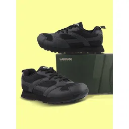 FLYO Men Walking Lace-Ups Non-Marking Shoes