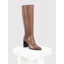 Oroh Women Block-Heeled Slouchy Boots