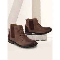 Fausto Men's Brown Chelsea Boots