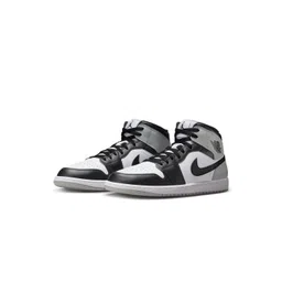 Nike Air Jordan 1 Mid Men's Shoes Men Colourblocked Leather Sneakers