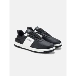 United Colors of Benetton Men Colourblocked PU Sneakers
