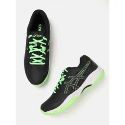 ASICS Men Round-Toe Gel-Renma Pickleball Shoes with Brand Logo Detail