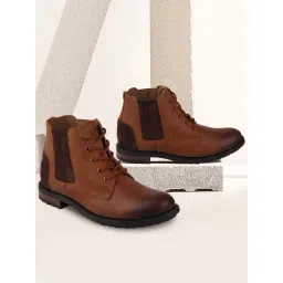 Fausto Men's Tan Chelsea Boots