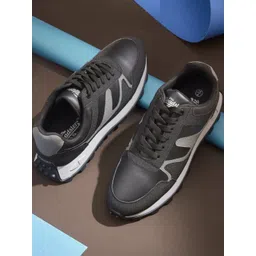 Roadster Men Black Synthetic Casual Shoes