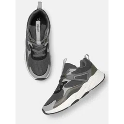 WROGN Men Woven Design Round-Toe Everyday Sneakers