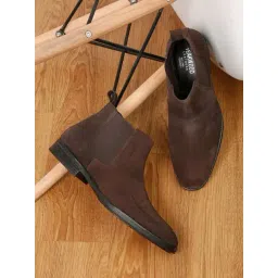 Teakwood Leathers Men's Brown Chelsea Boots