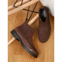 Teakwood Leathers Men's Brown Chelsea Boots