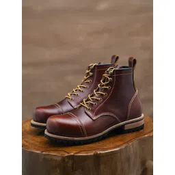 Craft & Glory Men Leather Regular Boots
