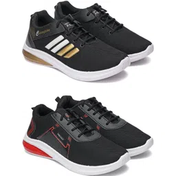 Free Kicks Men Multicoloured Mesh Marking Running Sports Shoes