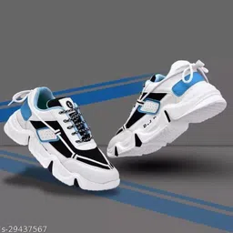 Boldness Fashion Sports Casual Lace-up Running Shoes For Men (sky blue) Running Shoes For Men