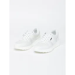 Snitch Men Round Toe Lightweight PU Sneakers