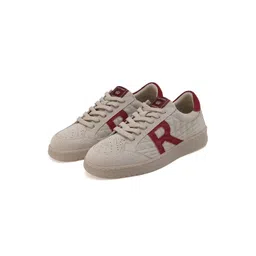 RARE RABBIT Men Perforations Leather Sneakers