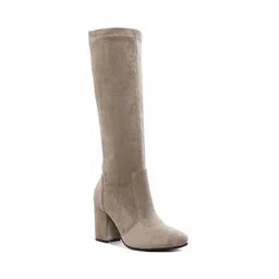 RAG & CO Women Round Toe Zip Slouchy Boots