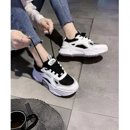 Megpar Trend New Black Training & Gym Shoes For Women