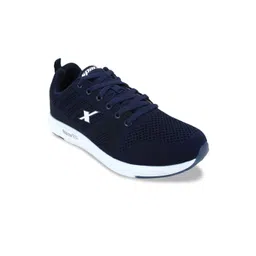 Sparx Men Navy Blue Mesh Running Shoes