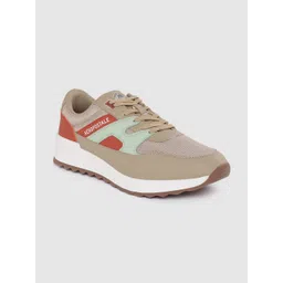 Aeropostale Men Woven Design Round-Toe Everyday Sneakers with Colourblocked Detail