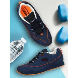 HIROLAS Men Blue Shock Absorbing Running Shoes