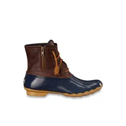 SPERRY Men's Saltwater Navy Derbt Boots