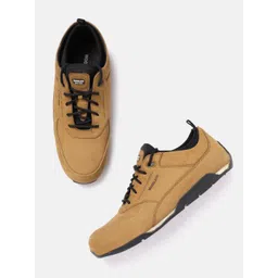 Woodland Men Leather Sneakers