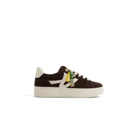 ALDO Women's MTL72SNEAKEA Dark Brown Casual Sneakers