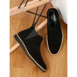 Teakwood Leathers Men's Black Chelsea Boots