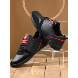 Spykar Men's Creed Black Casual Sneakers