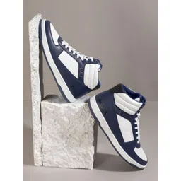 FCUK Men Perforated Detail Colourblocked Sneakers