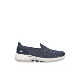 Skechers Women's GO WALK 6 - GRAND HORIZON Navy White Walking Shoes