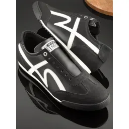 Spykar Men's BLAZE-BOOST Black Casual Sneakers