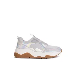 North Star by Bata Women's Cloud Grey Casual Sneakers