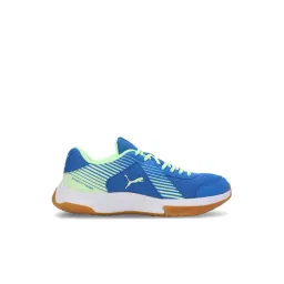 Puma Men's Smash Sprint Racing Blue Indoor Court Shoes
