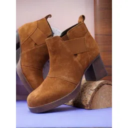 Nico Nerini Women's Tan Chelsea Boots