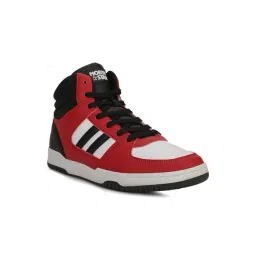 North Star Men's Red Ankle High Sneakers