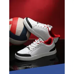 OFF LIMITS Men's GINZA Off White, Red & Black Sneakers