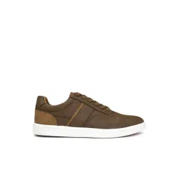 Louis Philippe Men's Brown Casual Sneakers