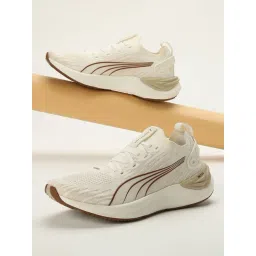 Puma Women's Electrify NITRO 3 Warm White Running Shoes