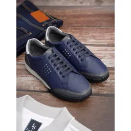 Louis Stitch Men's Brazillian Blue Casual Sneakers