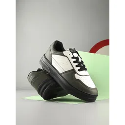 SPYKAR Men Colourblocked Lace-Up Sneakers