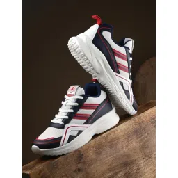 OFF LIMITS Men's SPEEDSTER White, Navy & Red Running Shoes