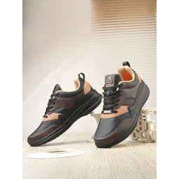 OFF LIMITS Men's Black, Brown & Mocha Mousse Running Shoes