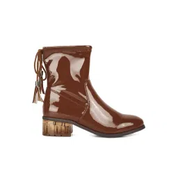 London Rag Women's Tan Casual Boots