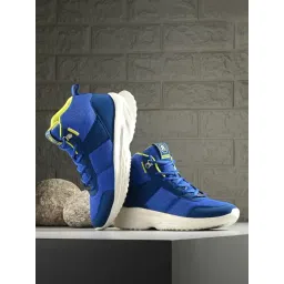OFF LIMITS Men's BRAVEHEART Royal Blue & Lime Punch Sneakers