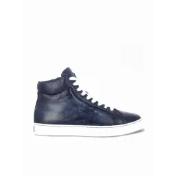 Saint G Men's Tesoro Blue Ankle High Sneakers