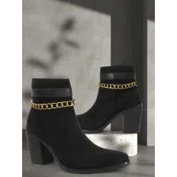 Elle Women's Black Casual Booties