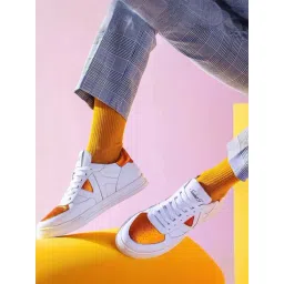 Saint G Men's Arlo Orange Casual Sneakers