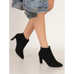 Sherrif Women's Black Casual Booties